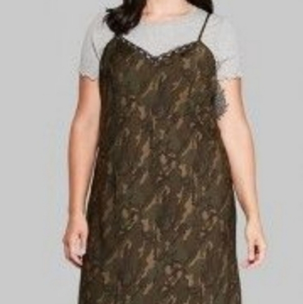 SLIP DRESS CAMO - Picture 3 of 3